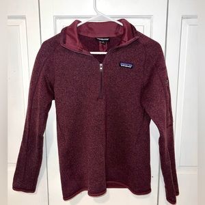 patagonia better sweater quarter zip